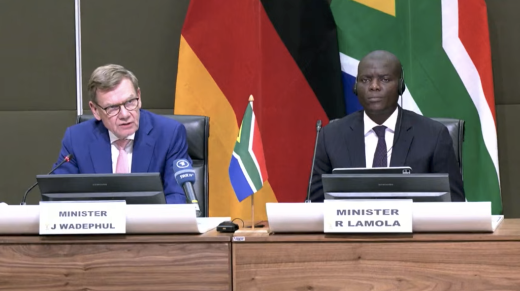 SA, Germany Deepen Strategic Partnership as Wadephul Concludes Working Visit to South Africa
